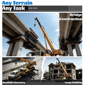 Heavy Duty All Terrain <b>Crane</b> With Extended Reliable for Large Scale Projects Heavy Duty All Terrain <b>Crane</b> With Extended - Product Image 4