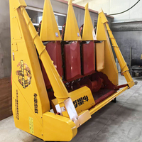 Machine de moissonneuse d'en-tête de maïs de construction en acier agricole industrielle pour la récolte de riz de blé sur le type de transmission de fermes
