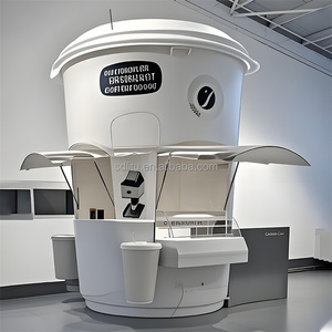 Food Truck Móvil Multifuncional, Remolque de Comida Personalizado en Forma de Taza de Café, Carrito para Venta de Helado, Postres, <span class=keywords><strong>Pizza</strong></span> y Catering - Product Image 2