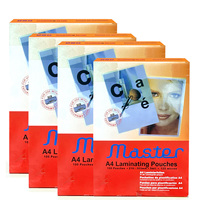 Pochettes de plastification A4 125 microns, feuilles de plastification thermique transparentes, 100 pièces pour la protection des dossiers, des documents et des cartes d'identité