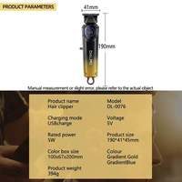 Tondeuse à cheveux électrique professionnelle rechargeable DALING 0076, coupe-cheveux sans fil, nouvelle tondeuse à cheveux pour salon