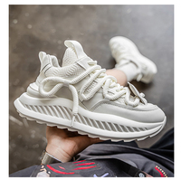 Zapatillas Deportivas Bajas para Hombre, Ergonómicas, con Soporte para el Pie, Resistentes al Desgaste, para Correr Largas Distancias, Uso Diario