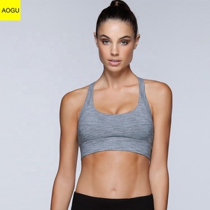 Mujer transpirable desgaste <span class=keywords><strong>de</strong></span> la yoga fitness cierre a correr gimnasio <span class=keywords><strong>sujetador</strong></span> <span class=keywords><strong>de</strong></span> <span class=keywords><strong>deporte</strong></span> en negro - Product Image 1