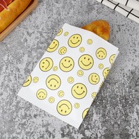 Sacs en papier ciré kraft biodégradables avec logo personnalisé sacs d'emballage jetables pour frites poulet frit cookie pop-corn