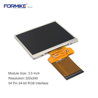 Module d'affichage LCD TFT IPS QVGA 3,5 pouces 320*240, interface RGB 24 bits, grand angle de vue pour appareil portable et contrôleur industriel