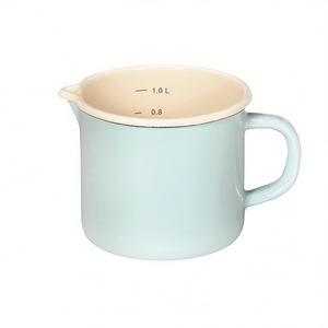 Jarra para leche de 12 cm con pico y escala interna, color menta - Product Image 2