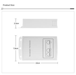 Repetidor/Extensor PoE Gigabit 1 Entrada 2 Salidas, IP65 Impermeable, 24V, Exterior, 0.8Gbps, 10/100/1000Mbps, para Cámaras de Vigilancia en Edificios - Product Image 3