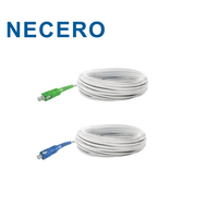 G657A G652D SC APC UPC Simplex Duplex FTTH Cordon de brassage plat à fibre optique Câble de brassage préconnecté Cordon de brassage