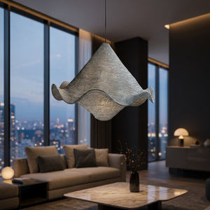 Luminaire suspendu LED en fer tissé à la main Sonnet Decor, design bohème moderne, lumière blanche chaude 3500K, CRI 80, résidentiel - Product Image 3