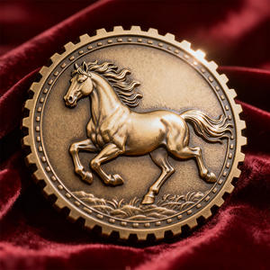 Monete con Design 3D di Animali Vendita all'Ingrosso Moneta da Collezione in Metallo 3D Regalo Personalizzato Moneta Commemorativa Retrò in Metallo Cavallo - Product Image 5