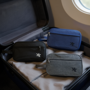 Borsa per il Trucco da Uomo Ricamata Ny 25x14x7.5Cm, Custodia da Viaggio e per Uso Quotidiano - Product Image 2