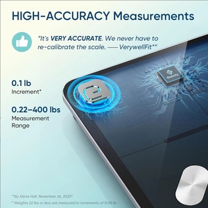 Nouvelle conception de pèse-personne intelligent avec affichage LED caché pour la maison, 13+ métriques, Bluetooth, avec application de suivi de la santé - Product Image 3