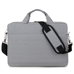 Housse pour ordinateur portable en tissu Oxford - Étui moderne, durable et imperméable avec fermeture éclair et bandoulière pour transport croisé - Product Image 5