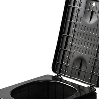 Toilette portable pliable pour le camping, les voyages, en plastique, pour camping-car, intérieur/extérieur, usage temporaire