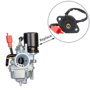 Carburateur à starter électrique automatique et valve d'enrichissement pour <span class=keywords><strong>Yamaha</strong></span> Minarelli 1E40QMB JOG50 JOG90 <span class=keywords><strong>50cc</strong></span> 90cc <span class=keywords><strong>scooter</strong></span> 2 temps - Product Image 5