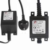 Meilleure vente IP68 12V AC Adaptateur secteur étanche 240V 230V 24V IP68 AC Adopter Transformateur IP 68