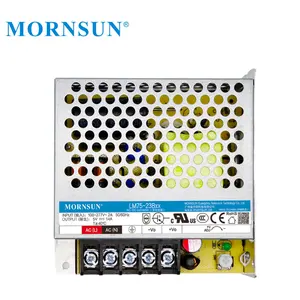 Mornsun AC DC כוח LM75-23B55 SMPS 75W 55V יחיד פלט סגור אספקת חשמל