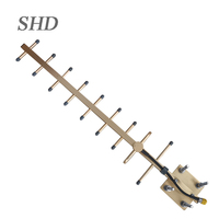 Antena Yagi 4G de Alta Ganancia PowerBeam M5 400 para Exteriores, 470-806 MHz, 50 km, LoRa/LPWAN, 18 Elementos, Montaje en Poste de Aleación de Aluminio