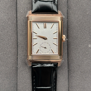 Reloj mecánico de lujo rectangular para hombre con tapa abatible, diseño de doble zona horaria y correa de cuero europeo. - Product Image 6