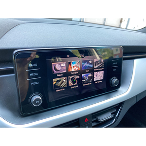 Protector de pantalla de navegación de coche de vidrio templado película de pantalla táctil LCD para <span class=keywords><strong>Volkswagen</strong></span> VW <span class=keywords><strong>Polo</strong></span> 2020 - Product Image 1