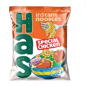 บะหมี่กึ่งสำเร็จรูปรสไก่พิเศษ HAS ได้รับการรับรอง Kosher Halal HACCP BRC ผลิตจากแป้งสาลี ทอดแบบก้อน 75 กรัม ไขมัน 18% ปรุงสุกเร็วภายใน 3 นาที - Product Image 1