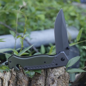 Couteau pliant d'extérieur personnalisable en acier inoxydable 5Cr13 avec manche G10 pour le camping, la survie et la chasse - Prise en charge OEM - Product Image 4