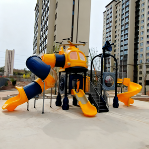 Équipement de terrain de jeu éducatif durable, structure <span class=keywords><strong>en</strong></span> acier galvanisé, toboggans <span class=keywords><strong>en</strong></span> plastique pour garderies, écoles maternelles et parcs communautaires - Product Image 4