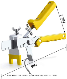 Kit de nivellement de carrelage John Tools 8119-8S avec pinces à clipser et cale pour le nivellement des sols, outils de pose de carrelage, kits de carrelage - Product Image 2