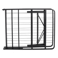 Lit plateforme moderne en métal pliable et convertible King House avec rangement, cadre de lit intelligent et durable, taille King, mobilier de maison