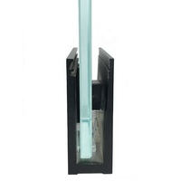 Profils en alliage d'aluminium OEM pour systèmes de balustrades en verre sans cadre, garde-corps et rampes de balcon