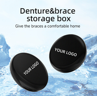 Boîte de rangement pour appareil dentaire orthodontique avec logo, fermeture magnétique, boîte de rangement pour aligneur, boîte de rangement pour aligneur