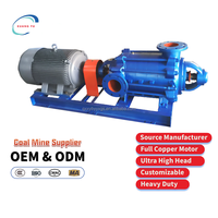 Pompe centrifuge multi-étages horizontale à haute pression 50 CV, hauteur de refoulement 100-150 mètres, surpresseur ultra haute pression en fer