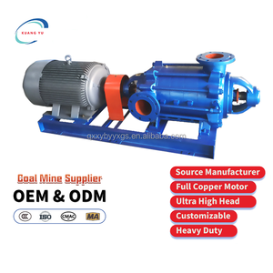 Bomba de Agua Centrífuga Multietapa Horizontal de Alta Presión 50 HP, 100-150 Metros de Altura, Bomba de Refuerzo de Ultra Alta Presión de Hierro - Product Image 1