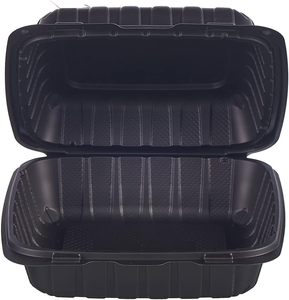Contenedor de Alimentos Tipo Concha, Desechable, para Llevar, con Bisagras, de Plástico, para Almuerzo, Preparación de Comidas, para Hamburguesas - Product Image 2