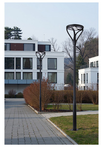 Solar <b>LED</b> Landscape Lamp Outdoor Waterproof Aluminum Alloy 4100K Neutral White IP65 Free-Standing Garden <b>Light</b> - Product Image 5