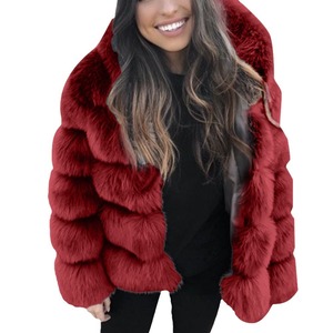 Europe et les états-unis 2024 automne hiver femmes long mince manteau de fourrure de renard nouveau chapeau de fourrure de lapin imitation en gros - Product Image 5