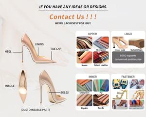 Zapatos de Mujer, Nuevos, para el Trabajo, Color Albaricoque, Punta Puntiaguda, <span class=keywords><strong>Sandalias</strong></span> con Tira Trasera, Elegantes, de Cuero Genuino, Tacón de Aguja - Product Image 4