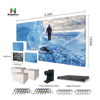Pantalla LED de Interior a Todo Color P2.5, Pantalla de Video Wall, Panel LED P1.86 P1.53 P1.25, Pantalla LED de Alta Resolución