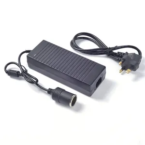 Convertitore AC-DC 12V 10A alimentatore con 100-240V To12volt presa accendisigari per auto adattatore di alimentazione universale da tavolo