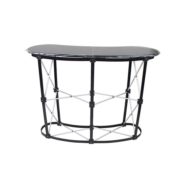 Portable and Foldable Aluminum PVC Promotion Popup Counter Display