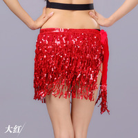 Dpw882 Vente en gros de paillettes bon marché pour femmes Ceintures de hanche de danse du ventre Foulards de hanche de danse du ventre Foulards de hanche de danse du ventre