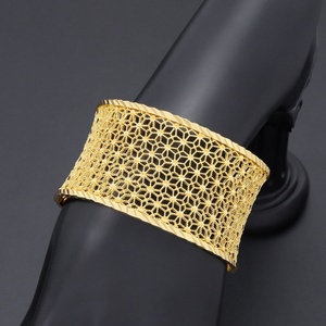 JXX <b>Direct</b> Supply 24K Gold Plated Wedding Jewelry Set Trendy Brass Bangles Rings <b>Beads</b> for Female Popular Fashion Design Party - Product Image 5