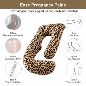 नींद के लिए गर्भावस्था के तकिए, शरीर को हटाने योग्य कवर के साथ गर्भवती महिलाओं के लिए मातृत्व तकिया - Product Image 3