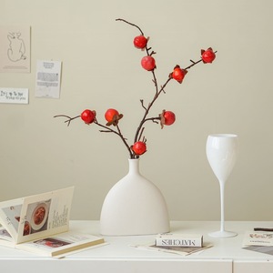 Pequeños duraznos simulados, fruta artificial para decoración del hogar y bodas, material plástico, tamaño pequeño - Product Image 4