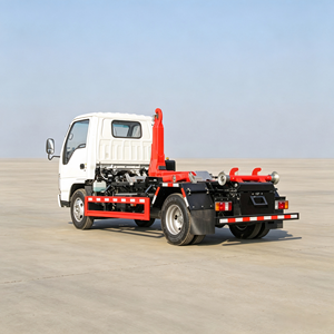 รถบรรทุกขยะแบบตะขอเกี่ยว ISUZU 4x2 จากโรงงานโดยตรง ขนาด 5-12 คิว พร้อมแขนยกแบบโรลออน และถังขยะแบบถอดได้ - Product Image 5
