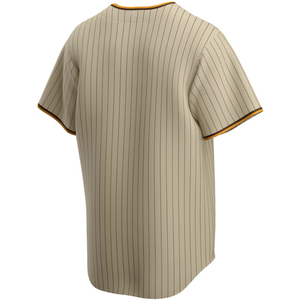 Vente en gros de shorts brodés respirants en jersey de baseball blanc de haute qualité pour hommes Tatis Jr. - Product Image 6