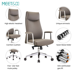 Sedia da Ufficio di Lusso, Portata 200kg, Girevole Ergonomica in Pelle, Sedia Direzionale Ortopedica in Offerta - Product Image 4