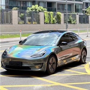 Film de protection pour voiture, effet arc-en-ciel, laser irisé, gris mat, PVC, changement de couleur, autocollant, protection UV, anti-rayures - Product Image 4