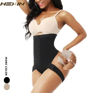 HEXIN Vêtements de forme assez sans couture Lève fessier Vêtements de forme à compression abdominale Lève fesse Plus Size