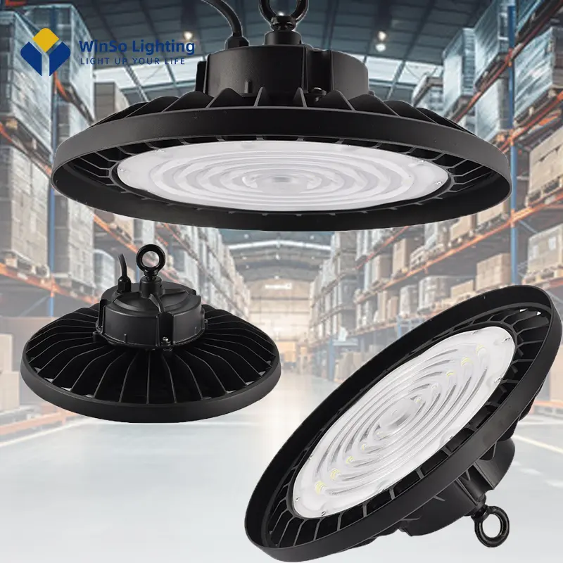 UFO LED High Bay Light Industrial Lamp Commercial Area Lighting Fixture Daylight LED Shop Commercial Lighting Fixture